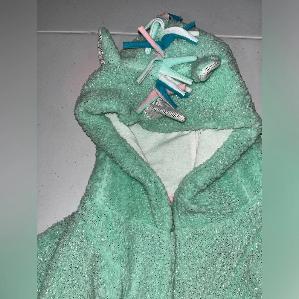 💜 Cat & Jack Fleece Unicorn Robe Hoodie